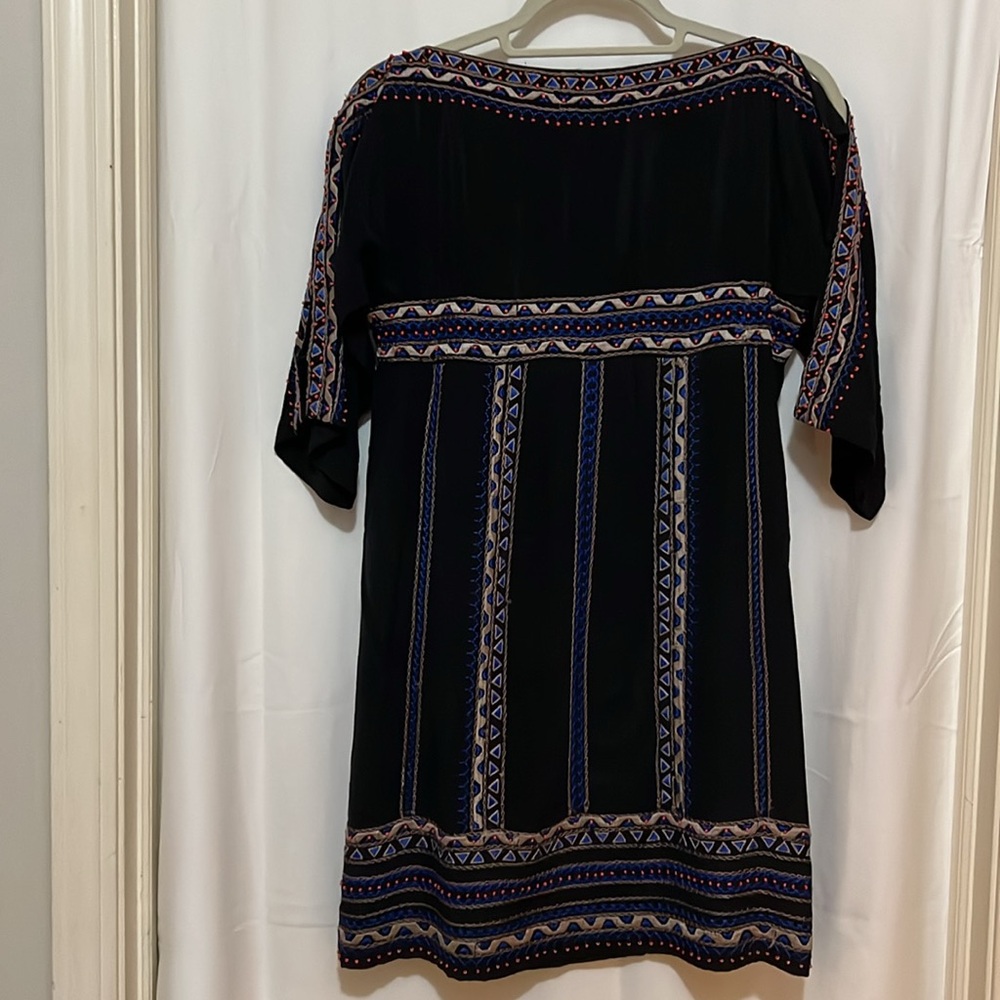 Nanette Lepore silk beaded dress - Picture 2 of 6